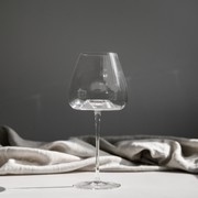 Melted Crystal Red Wine Glass- Set of 4 gallery detail image