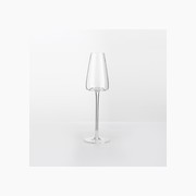 Melted Crystal Champagne Flute- Set of 4 gallery detail image