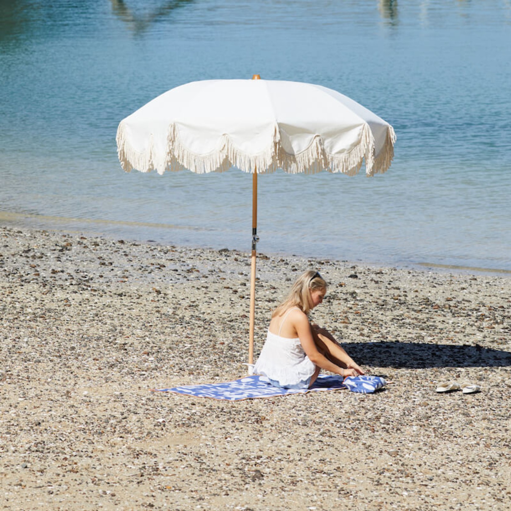 Summer Sun Umbrella – Vanilla gallery detail image