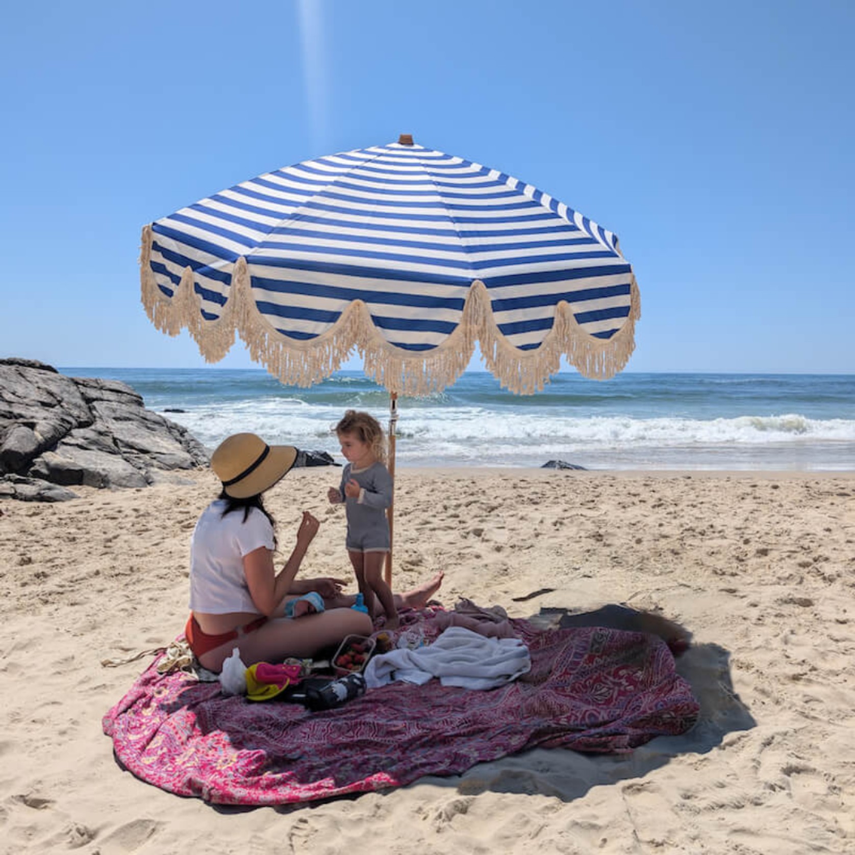 Summer Sun Umbrella – Blue Bayou gallery detail image