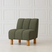 Holland Boucle Occasional Chair - Olive gallery detail image