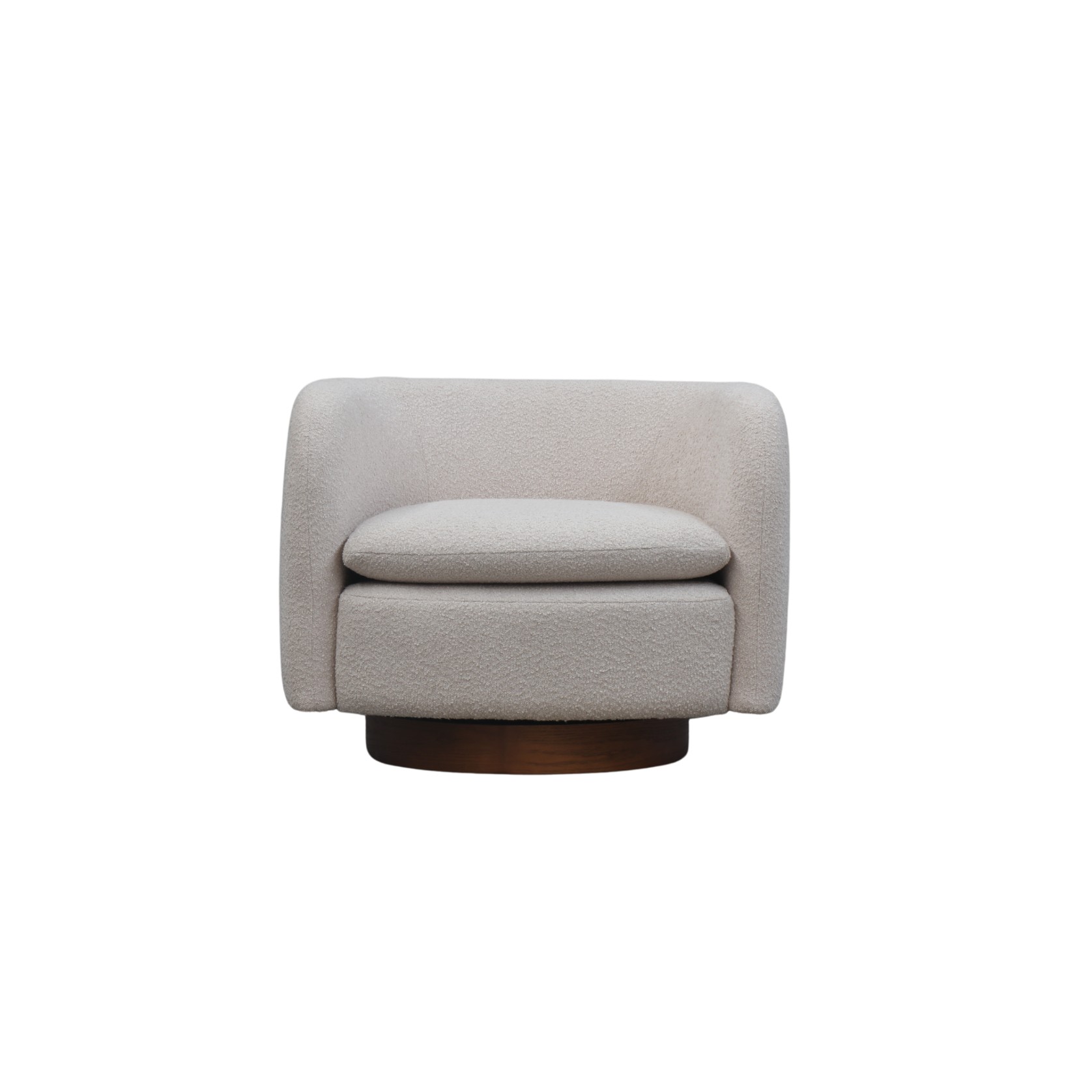 Charlie Swivel Chair- Beige Boucle gallery detail image