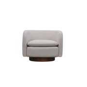 Charlie Swivel Chair- Beige Boucle gallery detail image