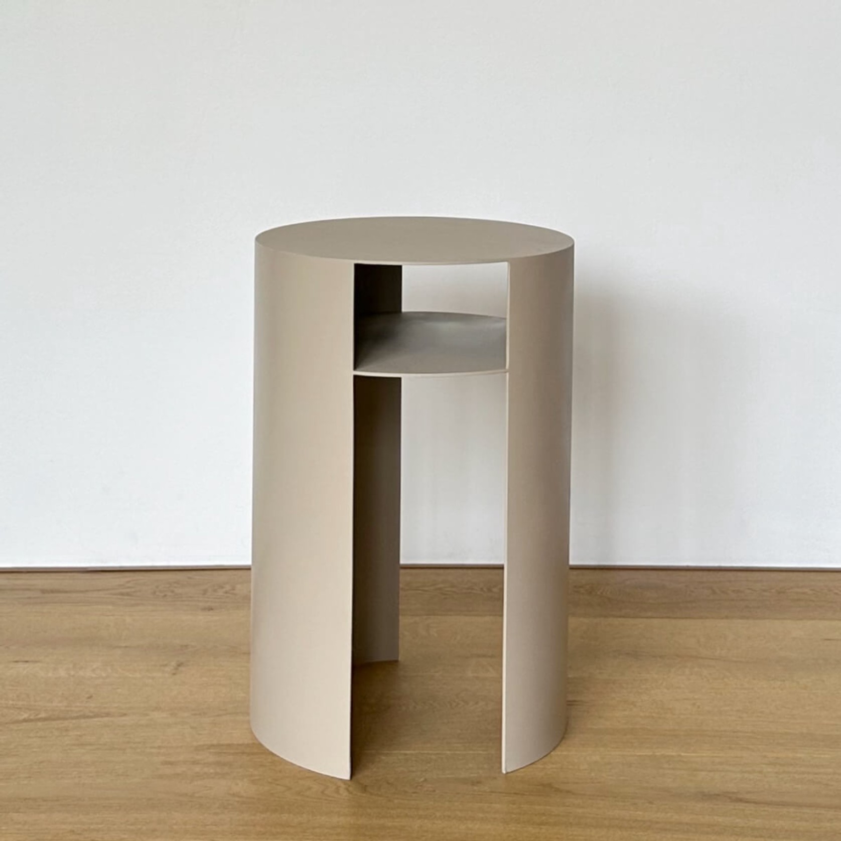 Waipuna Table – Stainless Steel - Putty gallery detail image