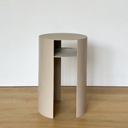 Waipuna Table – Stainless Steel - Putty gallery detail image