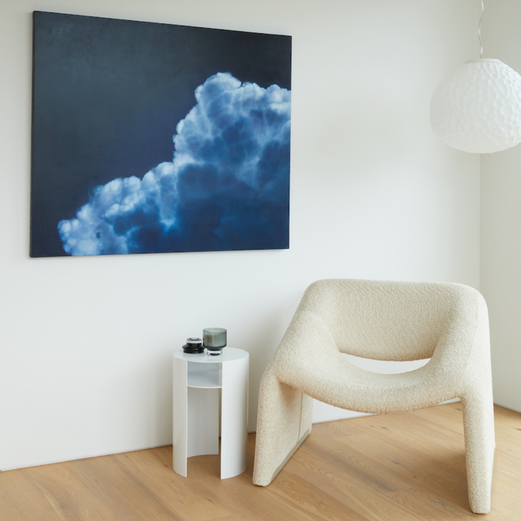 Waipuna Table – Stainless Steel - White gallery detail image