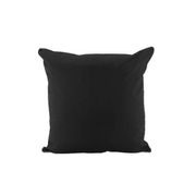 Black Basic Outdoor Cushion with piping 50x50cm gallery detail image