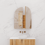 Fifth Avenue Arka Shaving Cabinet - Blackbutt gallery detail image