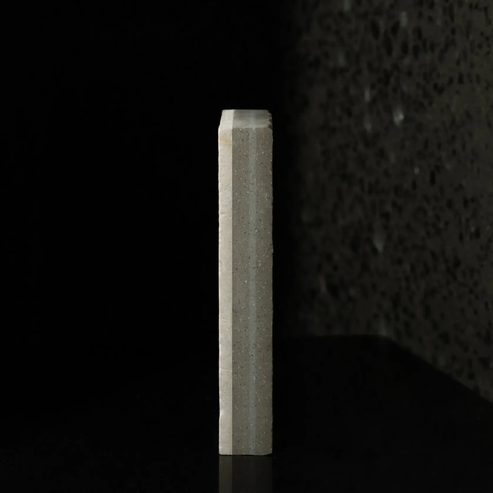 Vanillish Dark Leathered Marble Porcelia gallery detail image