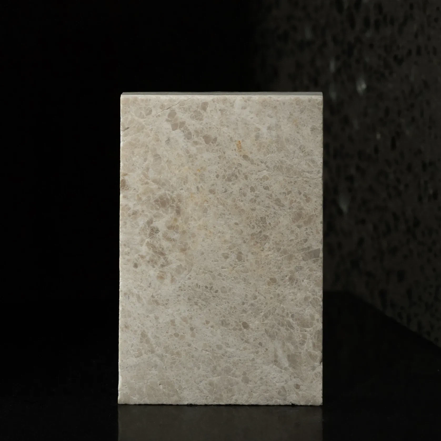 Vanillish Dark Leathered Marble Porcelia gallery detail image