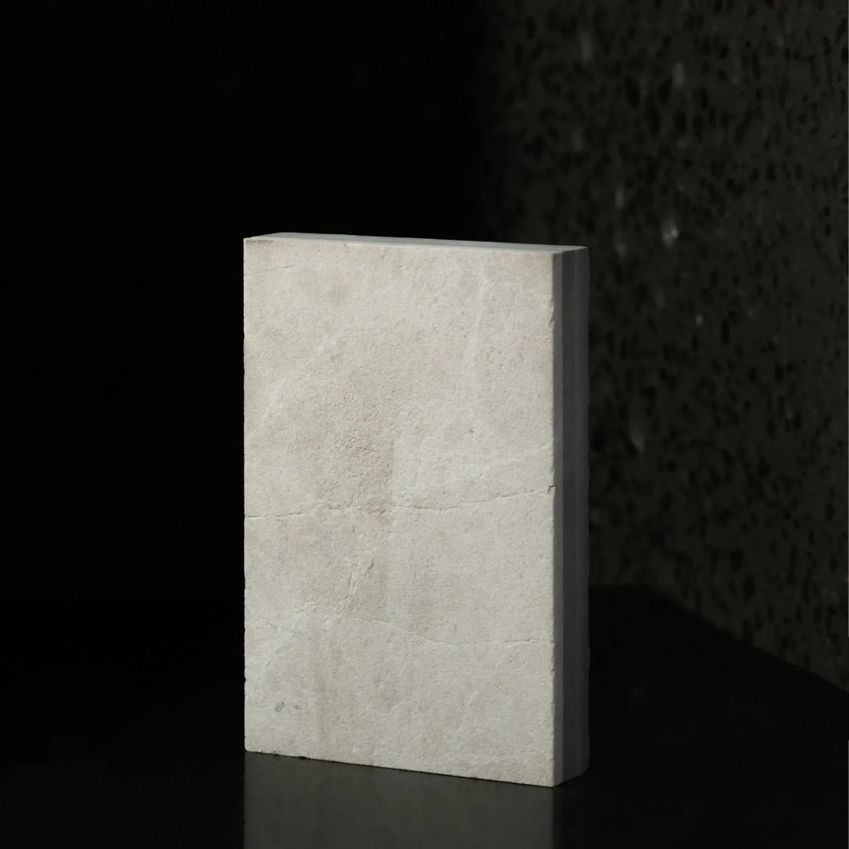 Vanillish Dark Sandblasted Marble Porcelia gallery detail image