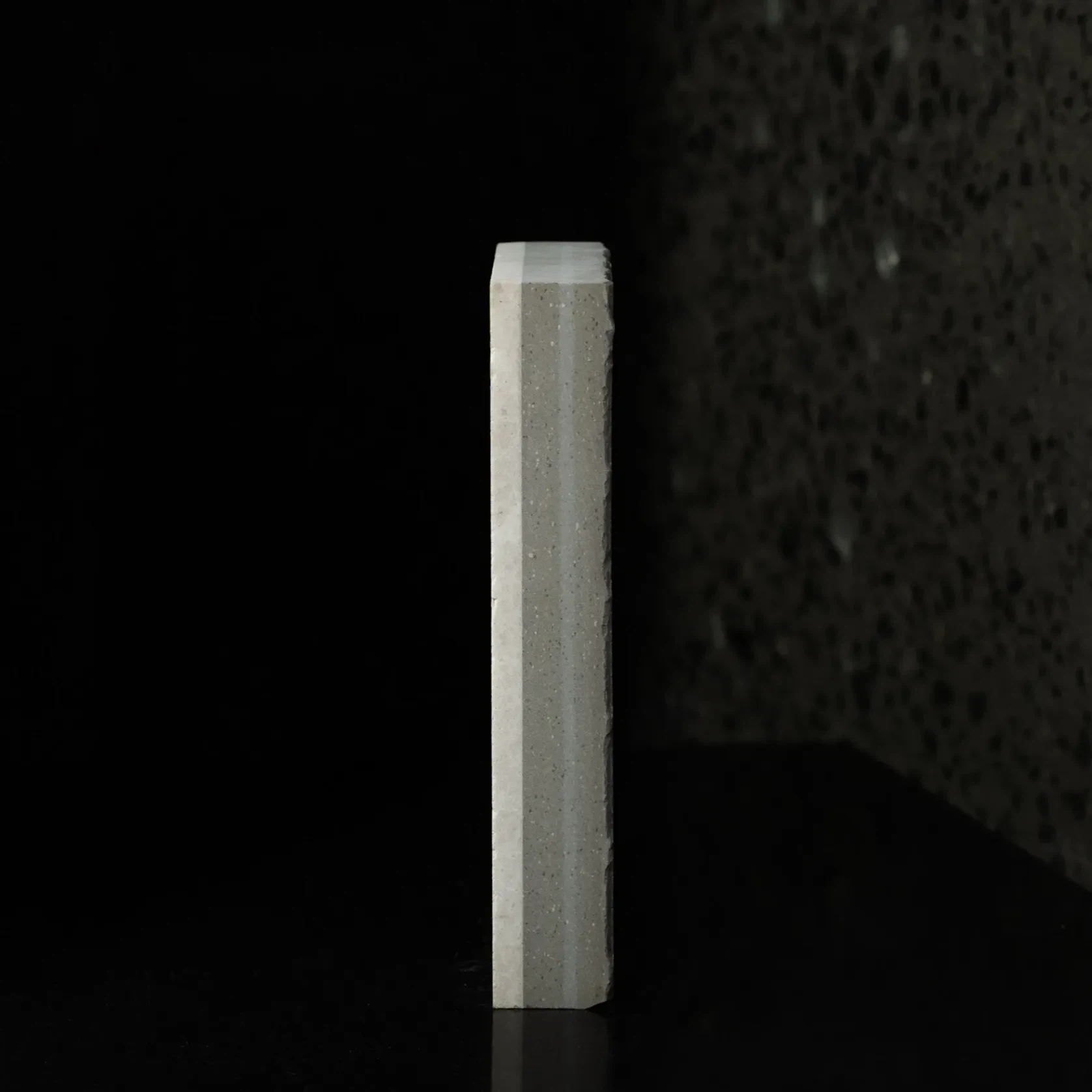 Vanillish Dark Sandblasted Marble Porcelia gallery detail image