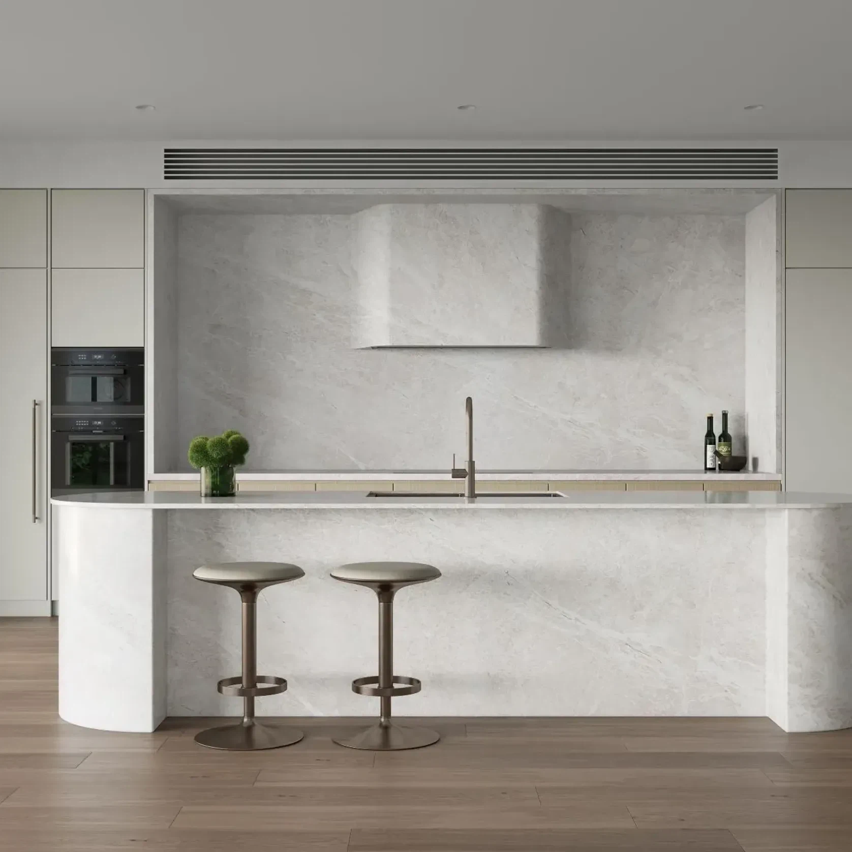 Vanillish Light Marble Benchtop gallery detail image