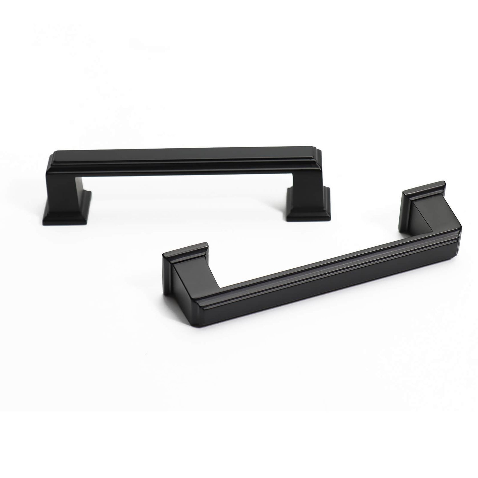 Kitchen cabinet handles hampton style Melton Matt black / brass / nickel gallery detail image