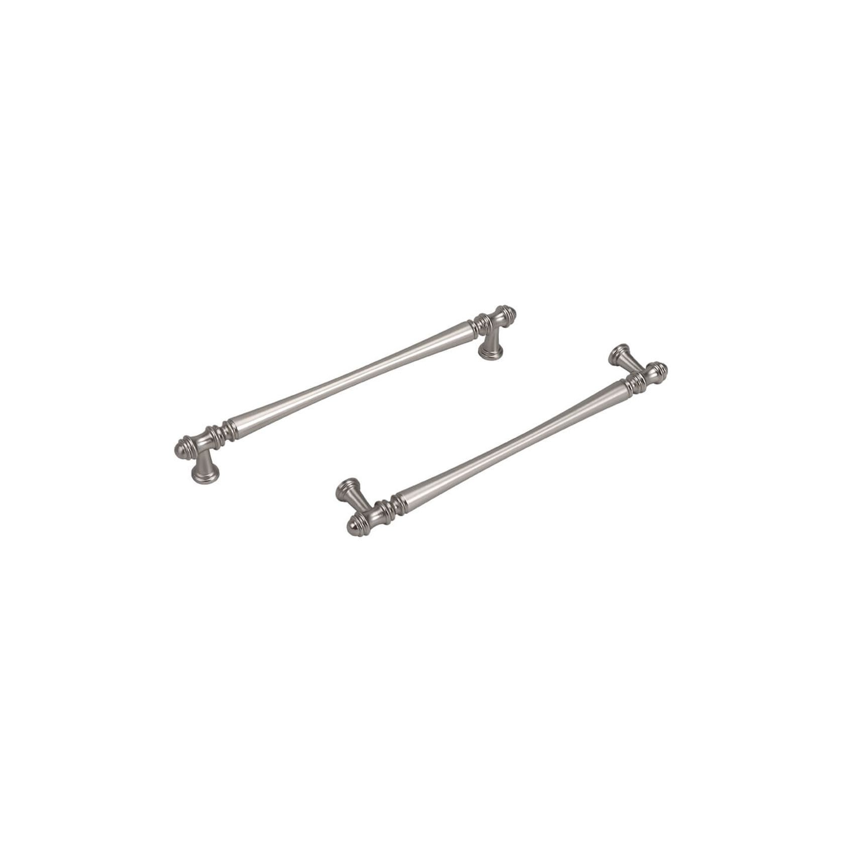 KT&CO Hampton style kitchen handles Toorak brushed nick gallery detail image