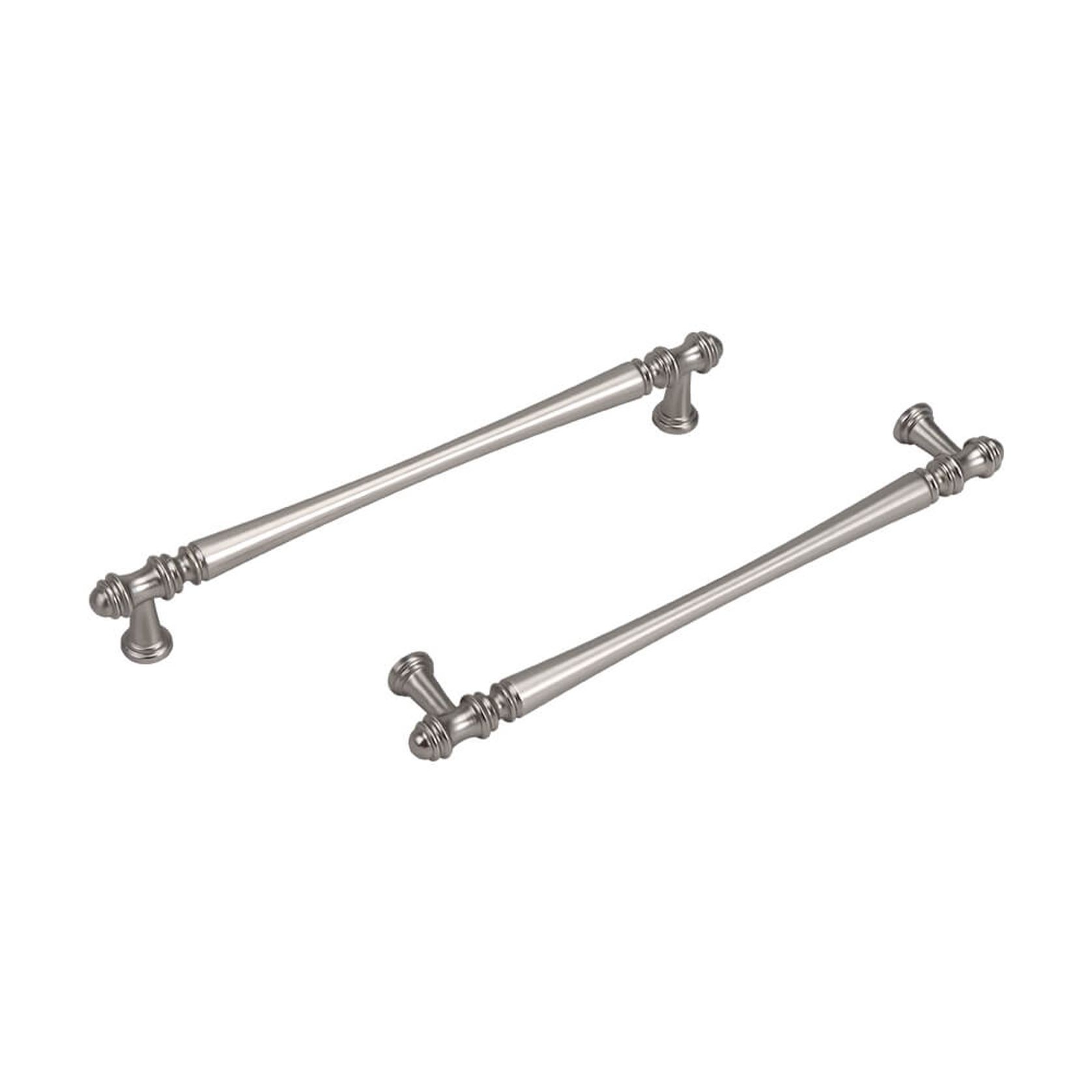 KT&CO Hampton style kitchen handles Toorak brushed nickel / chrome gallery detail image