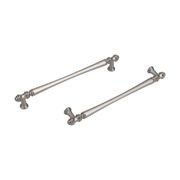KT&CO Hampton style kitchen handles Toorak brushed nickel / chrome gallery detail image