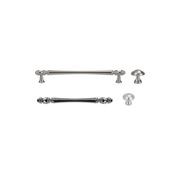 KT&CO Hampton style kitchen handles Toorak brushed nick gallery detail image