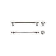 KT&CO Hampton style kitchen handles Toorak brushed nick gallery detail image