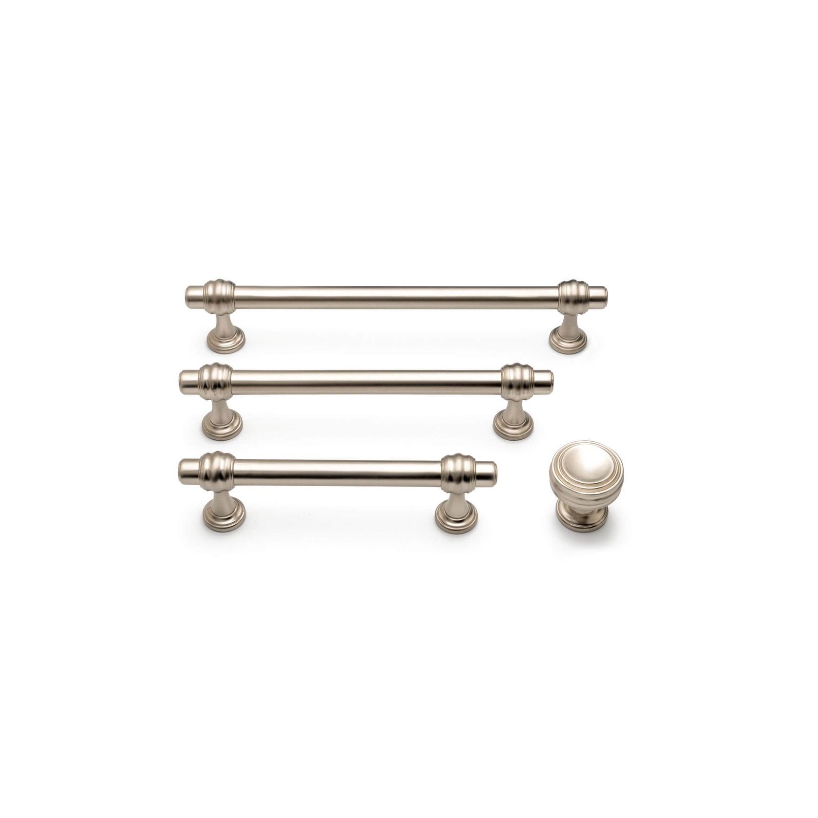 KT&CO Hampton style kitchen handles hamilton Murray Beach chrome/nickel/ brass /black gallery detail image