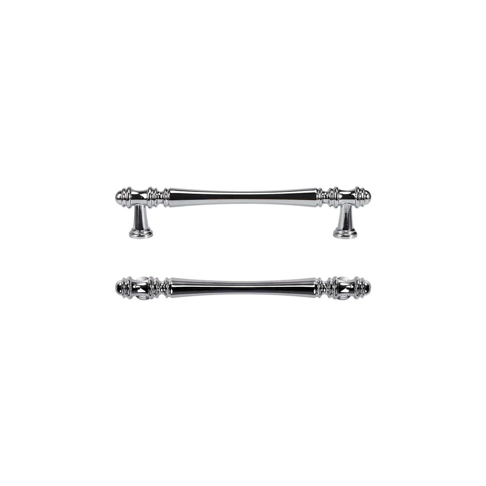 KT&CO Hampton style kitchen handles Toorak brushed nick gallery detail image