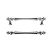 Hampton Style Kitchen Handles Toorak Nickel/Chrome gallery detail image