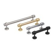 Hampton style kitchen handles bunbury chrome/nickel/ brass /black gallery detail image