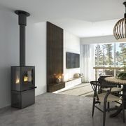 Visionline Pera Freestanding 3 x Sided Wood Fireplace gallery detail image