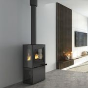 Visionline Pera Freestanding 3 x Sided Wood Fireplace gallery detail image