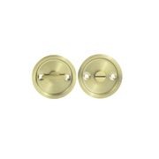 Lockwood Cavity Slider Privacy Set - Satin Brass PVD gallery detail image
