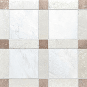 Gingham Babylon, Botticino and Rosewood Tumbled gallery detail image