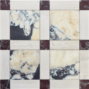 Gingham Calacatta Viola, Porto and Rosso Levante Honed gallery detail image