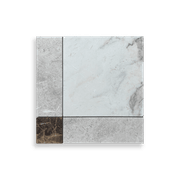 Gingham Babylon, Tundra Grey and Emperador Honed gallery detail image