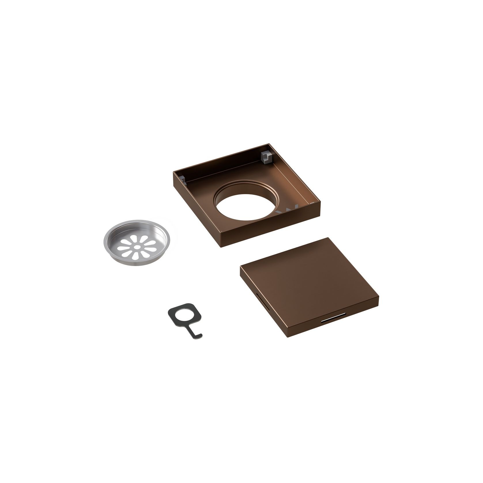 Versa Square Tiled Shower Waste & Full Undermount Kit gallery detail image