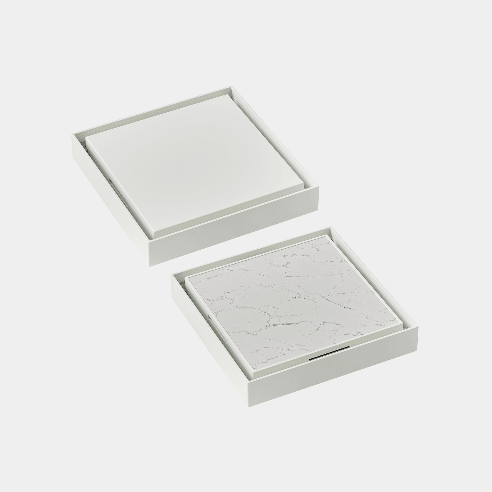 Versa Square Tiled Shower Waste & Full Undermount Kit gallery detail image