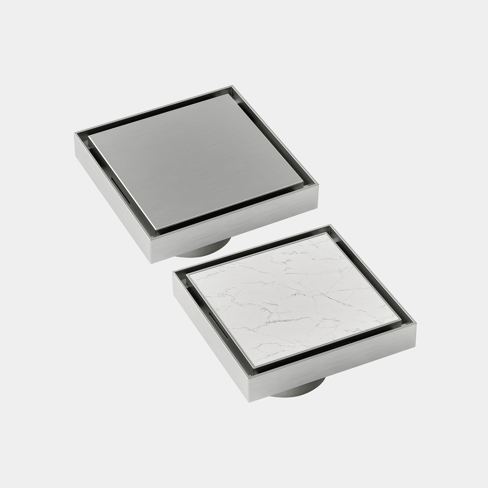 Versa Square Tiled Shower Waste & Full Undermount Kit gallery detail image