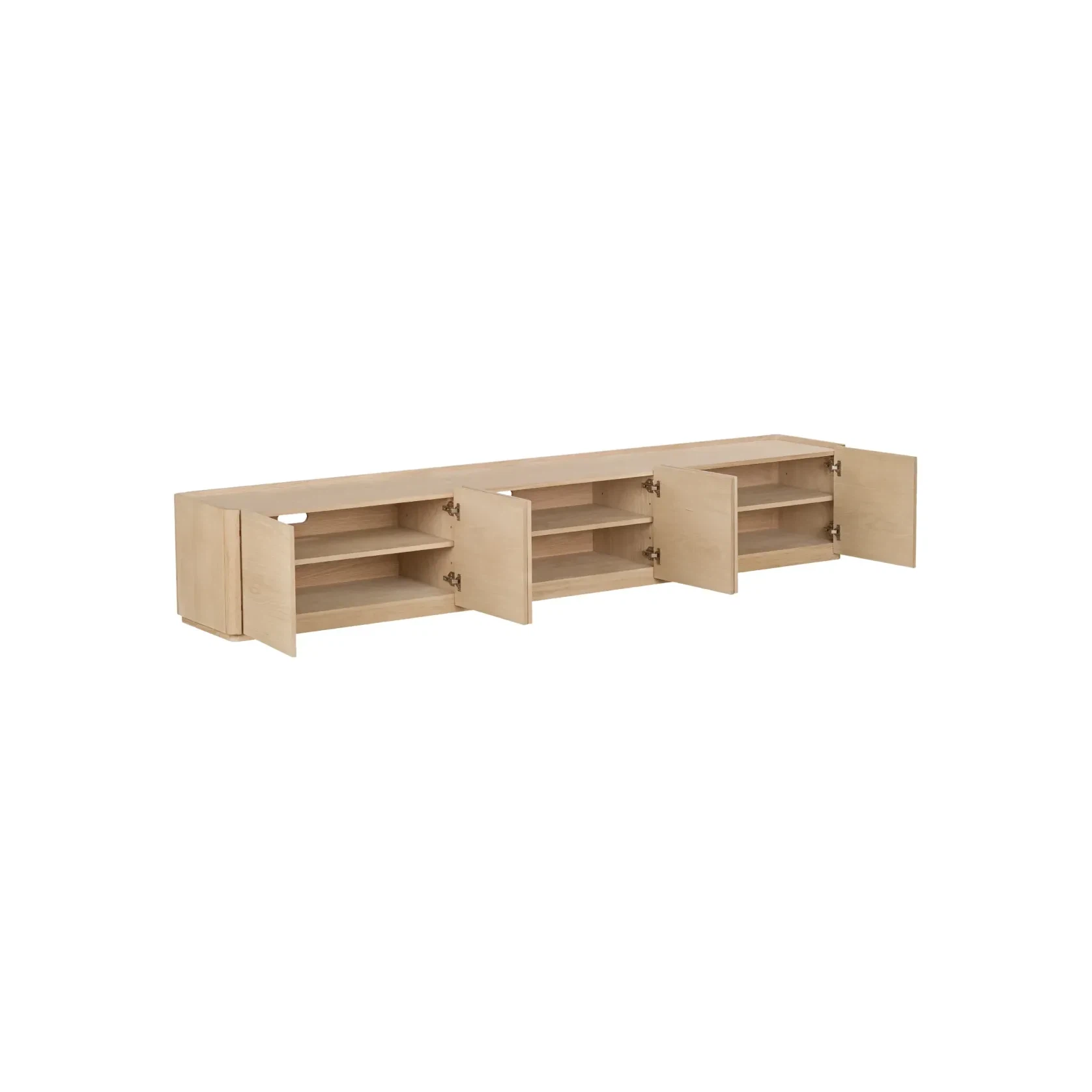 Trim Entertainment Unit 265cm - Oak gallery detail image