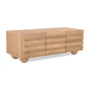 Flow Entertainment Unit 120cm - Oak gallery detail image