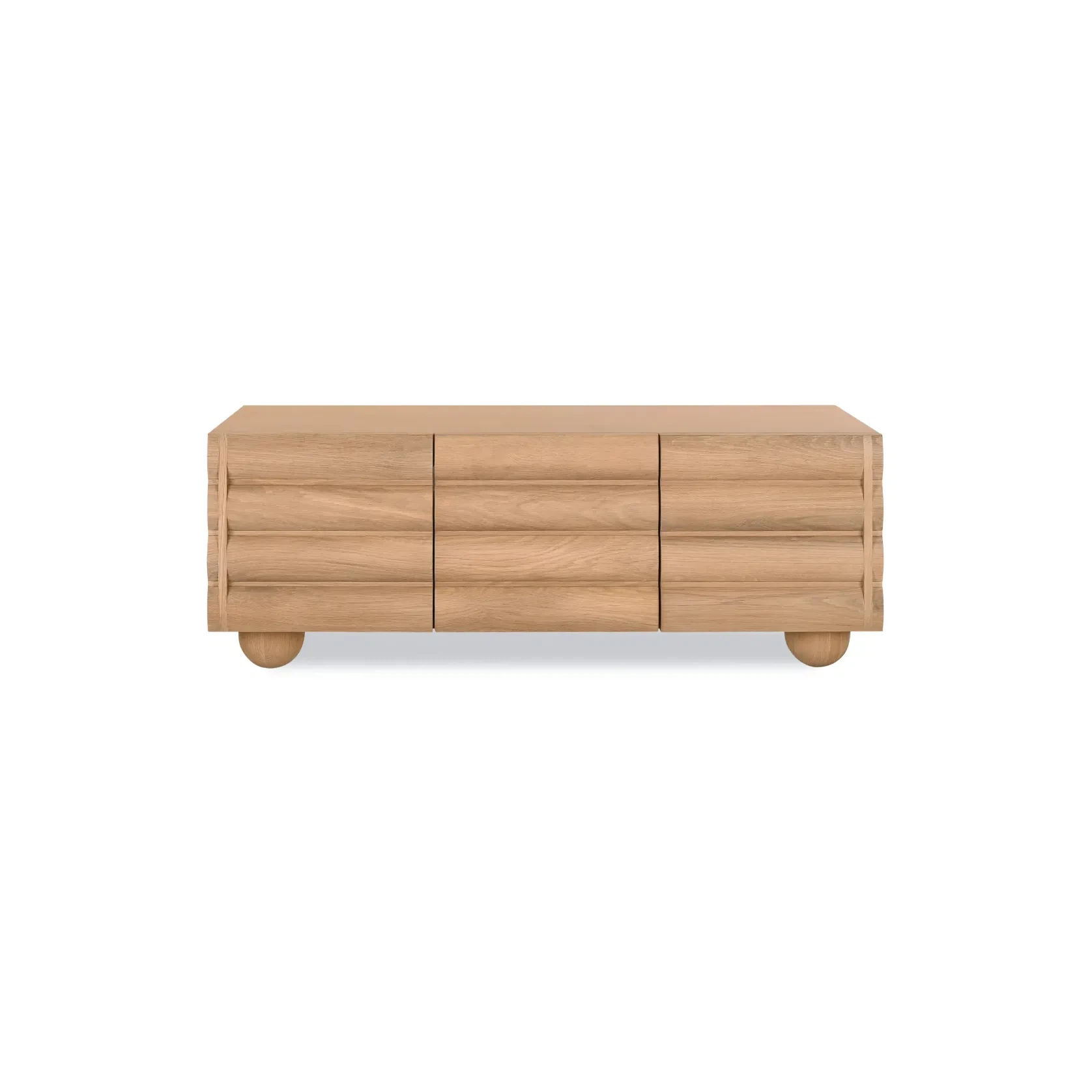 Flow Entertainment Unit 120cm - Oak gallery detail image