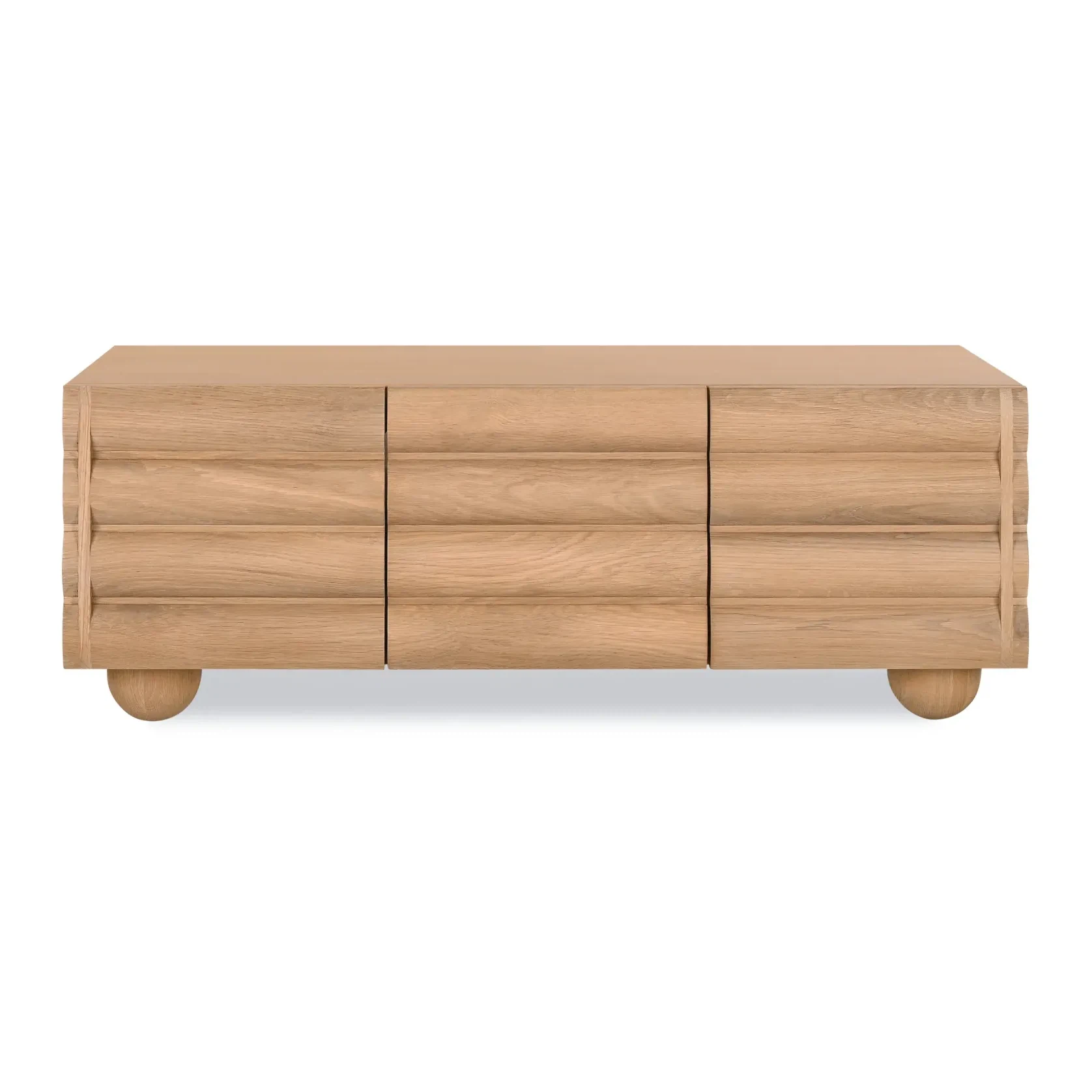 Flow Entertainment Unit 120cm - Oak gallery detail image