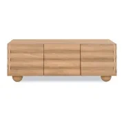Flow Entertainment Unit 120cm - Oak gallery detail image