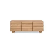 Flow Entertainment Unit 120cm - Oak gallery detail image