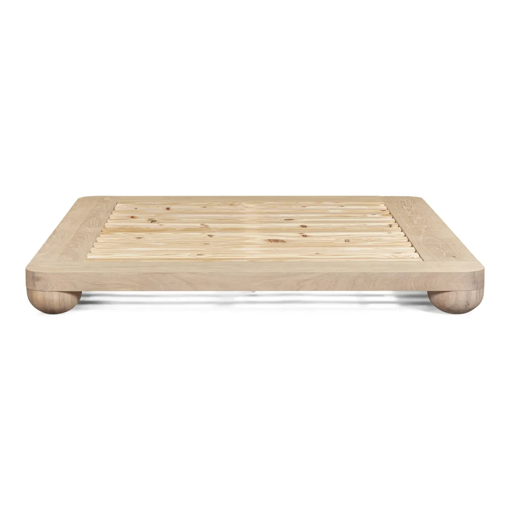 Bound King Bed Base - Oak gallery detail image