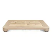 Bound King Bed Base - Oak gallery detail image