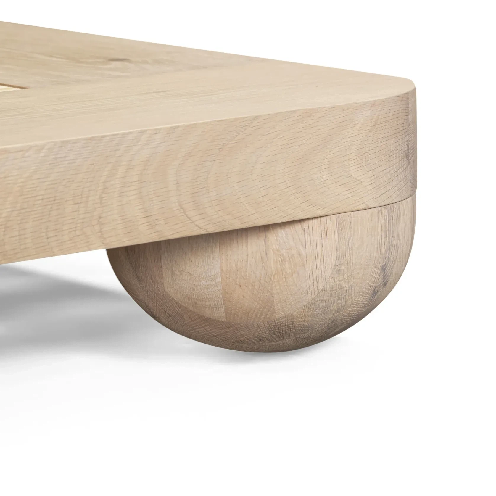 Bound King Bed Base - Oak gallery detail image