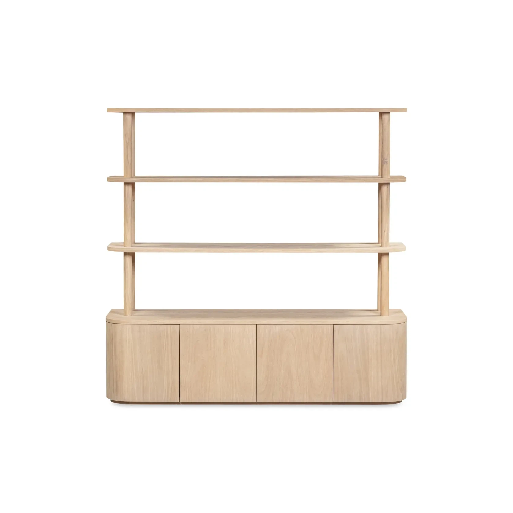 Breeze Shelving Unit Large - Oak gallery detail image