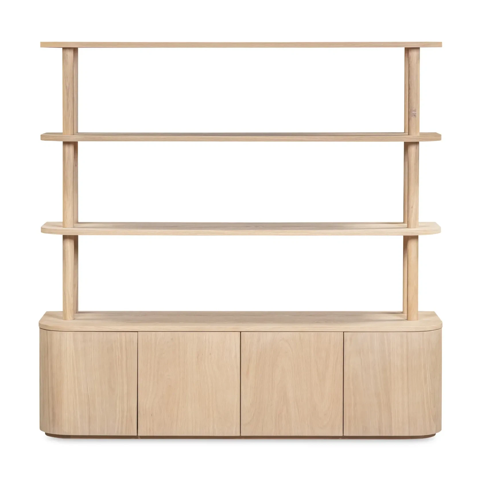 Breeze Shelving Unit Large - Oak gallery detail image