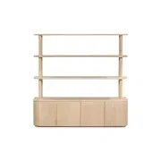 Breeze Shelving Unit Large - Oak gallery detail image