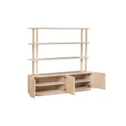 Breeze Shelving Unit Large - Oak gallery detail image