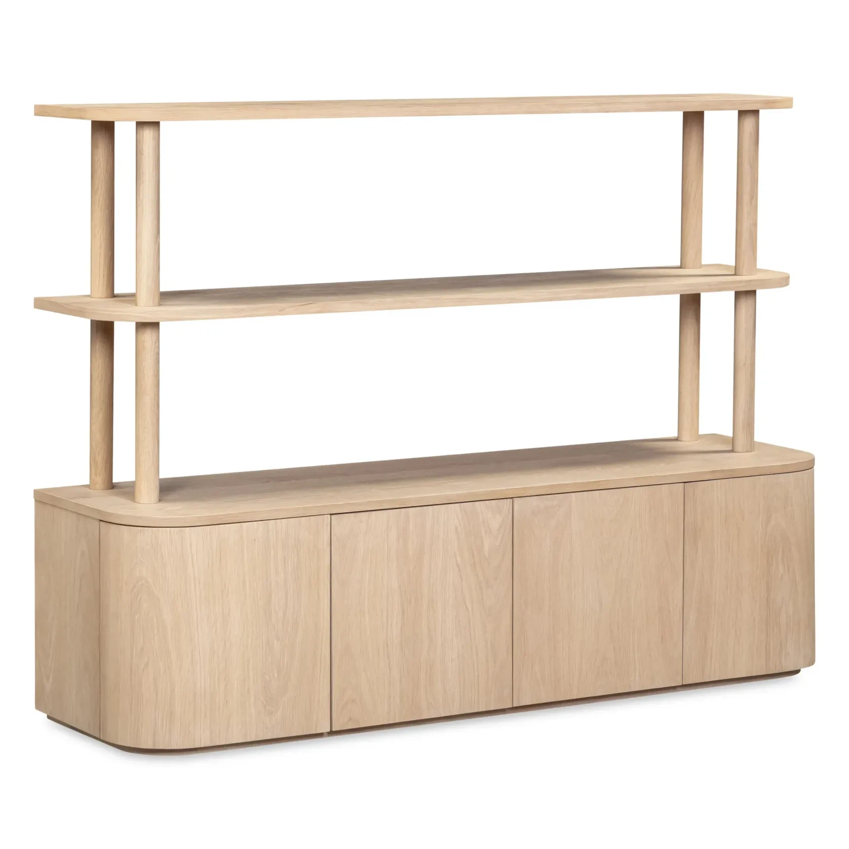 Breeze Shelving Unit Medium - Oak gallery detail image